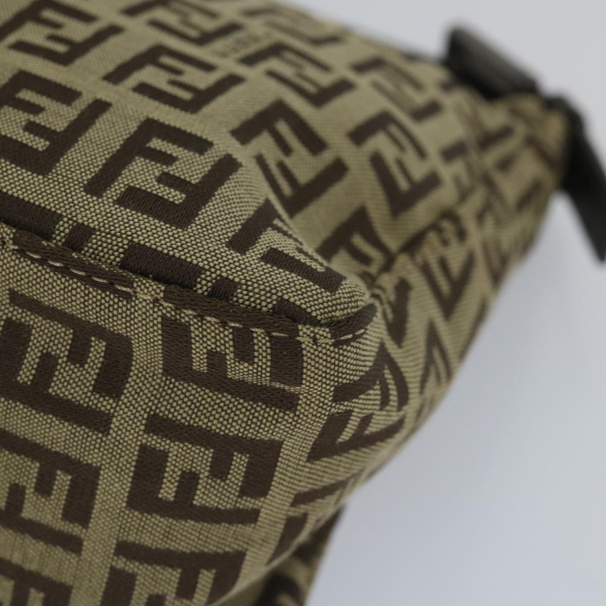 FENDI Zucchino Canvas Hand Bag Beige57356