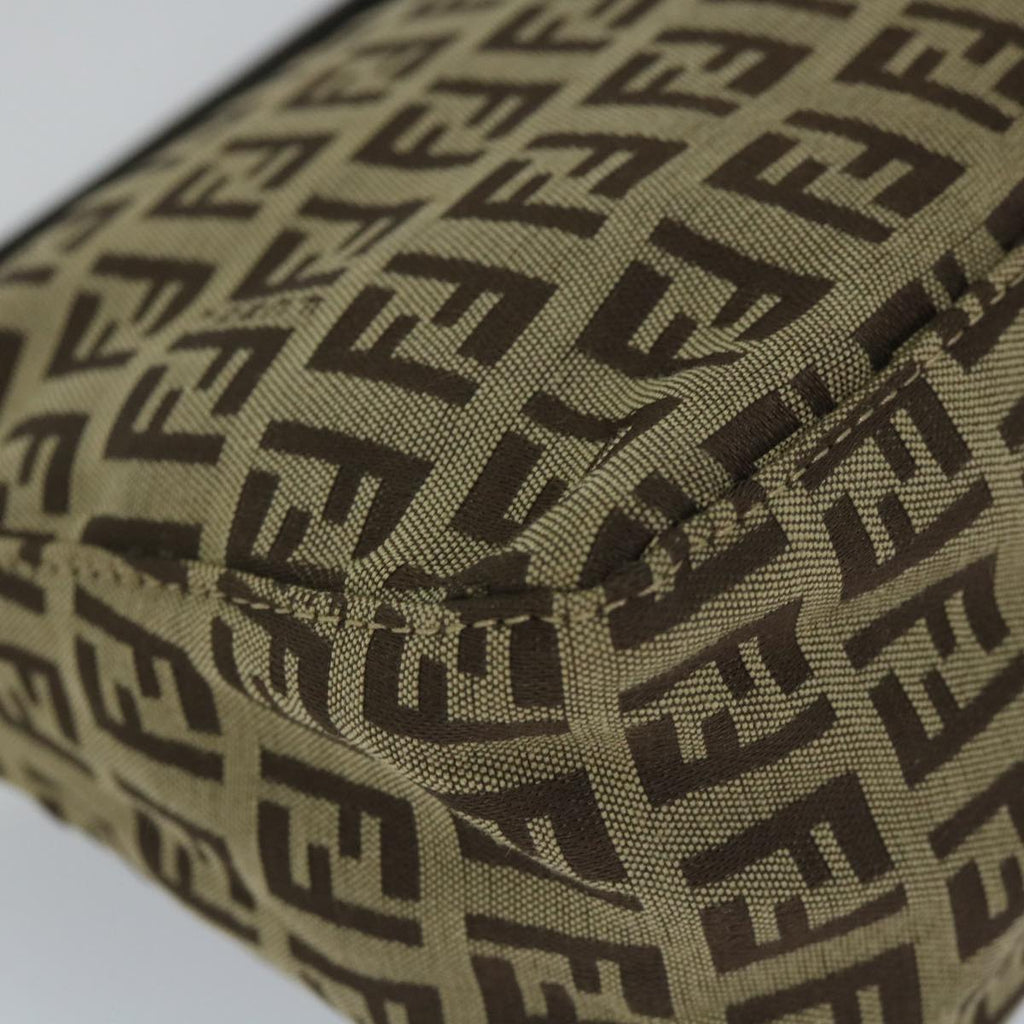 FENDI Zucchino Canvas Hand Bag Beige57356