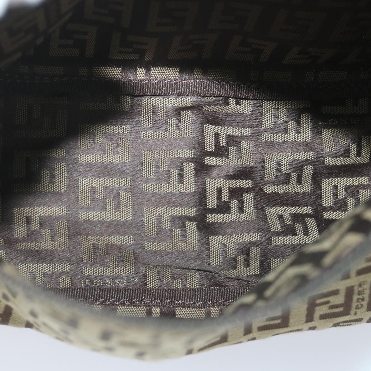 FENDI Zucchino Canvas Hand Bag Beige57356