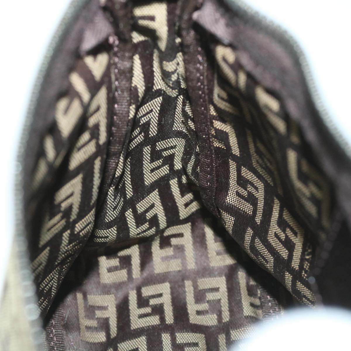 FENDI Zucchino Canvas Hand Bag Beige57356