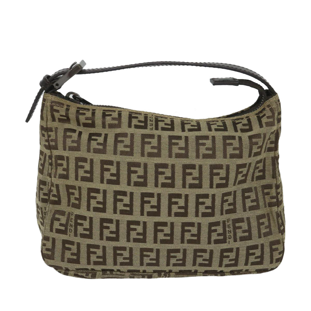 FENDI Zucchino Canvas Hand Bag Beige57356