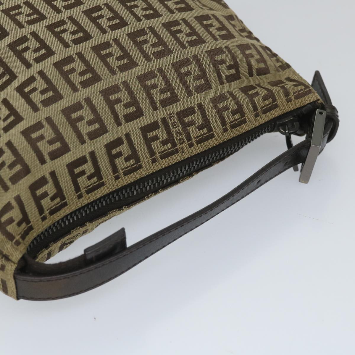 FENDI Zucchino Canvas Hand Bag Beige57356