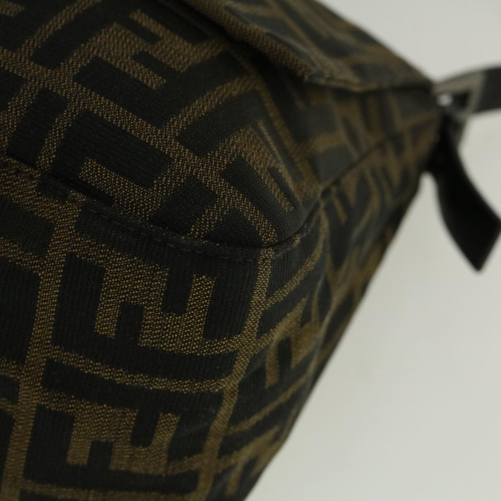 FENDI Zucca Canvas Mamma Baguette Shoulder Bag Brown57364