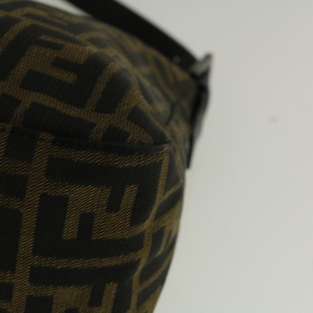 FENDI Zucca Canvas Mamma Baguette Shoulder Bag Brown57364