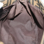 FENDI Zucca Canvas Mamma Baguette Shoulder Bag Brown57364