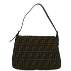 FENDI Zucca Canvas Mamma Baguette Shoulder Bag Brown57364