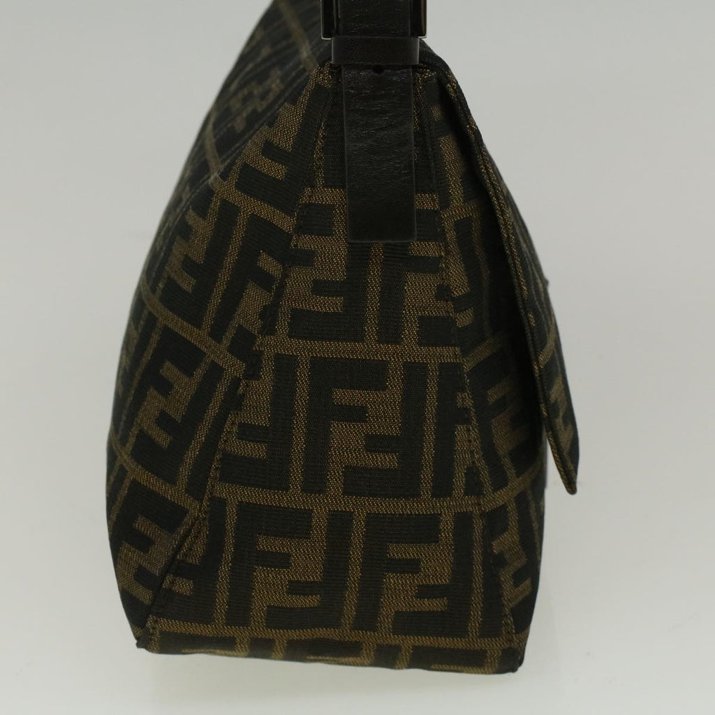 FENDI Zucca Canvas Mamma Baguette Shoulder Bag Brown57364