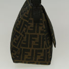 FENDI Zucca Canvas Mamma Baguette Shoulder Bag Brown57364