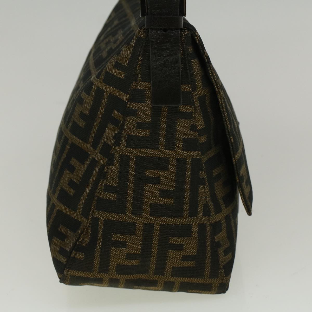 FENDI Zucca Canvas Mamma Baguette Shoulder Bag Brown57364