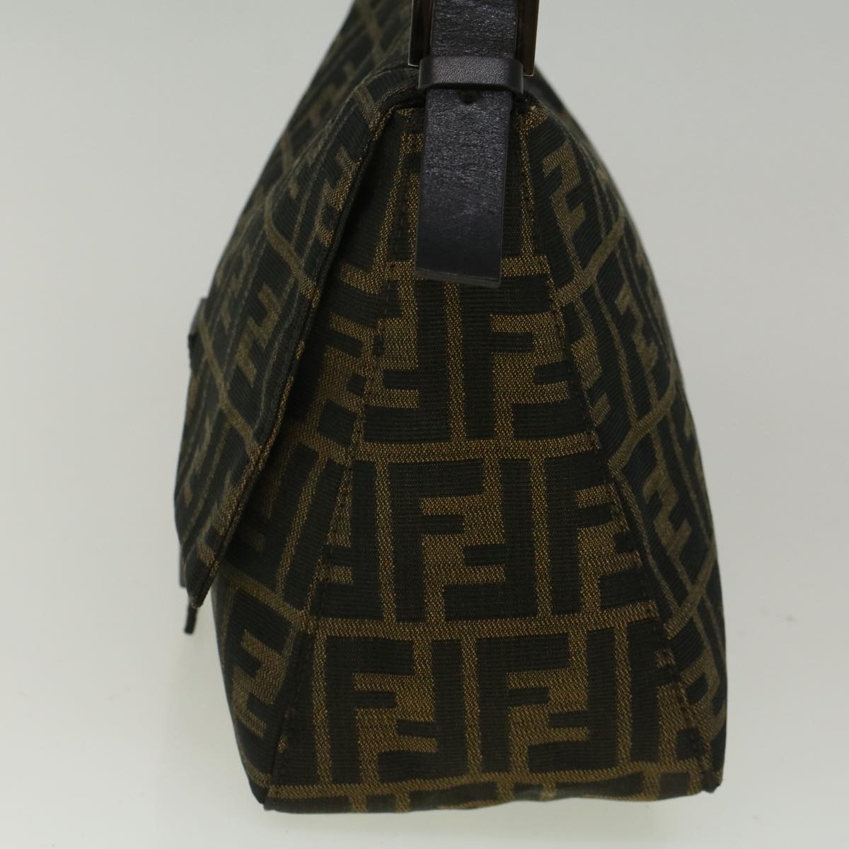 FENDI Zucca Canvas Mamma Baguette Shoulder Bag Brown57364