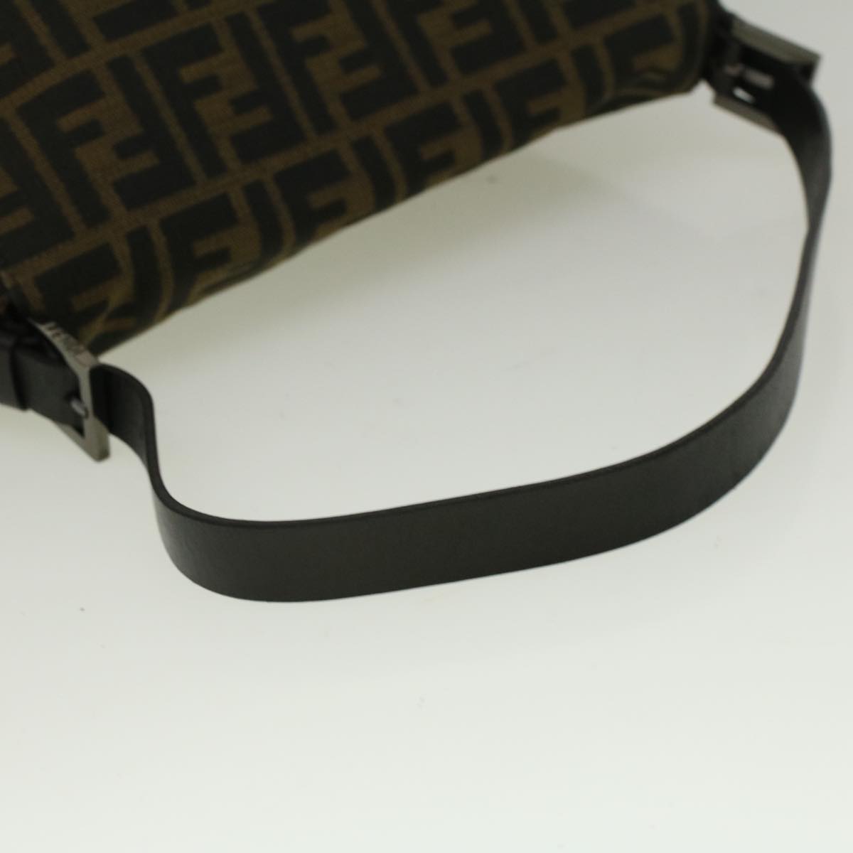 FENDI Zucca Canvas Mamma Baguette Shoulder Bag Brown57364