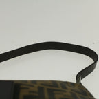 FENDI Zucca Canvas Mamma Baguette Shoulder Bag Brown57364