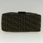 FENDI Zucca Canvas Mamma Baguette Shoulder Bag Brown57364