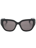 Balenciaga Eyewear Logo Applique Cat Eye Frame Sunglasses BB0323SK