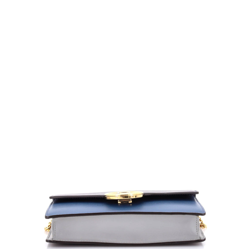 F is Fendi Envelope Wallet on Chain Leather