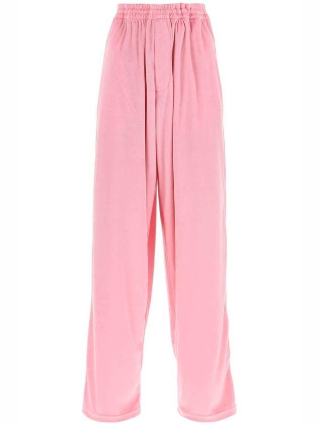 Balenciaga oversized fit mid waist track pants pink