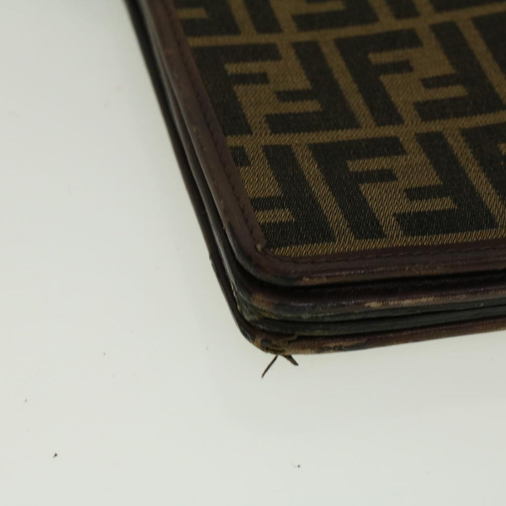 FENDI Zucca Canvas Shoulder Bag Brown57555
