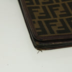 FENDI Zucca Canvas Shoulder Bag Brown57555