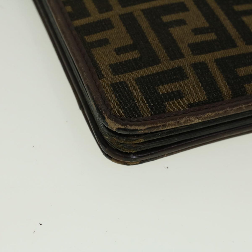 FENDI Zucca Canvas Shoulder Bag Brown57555