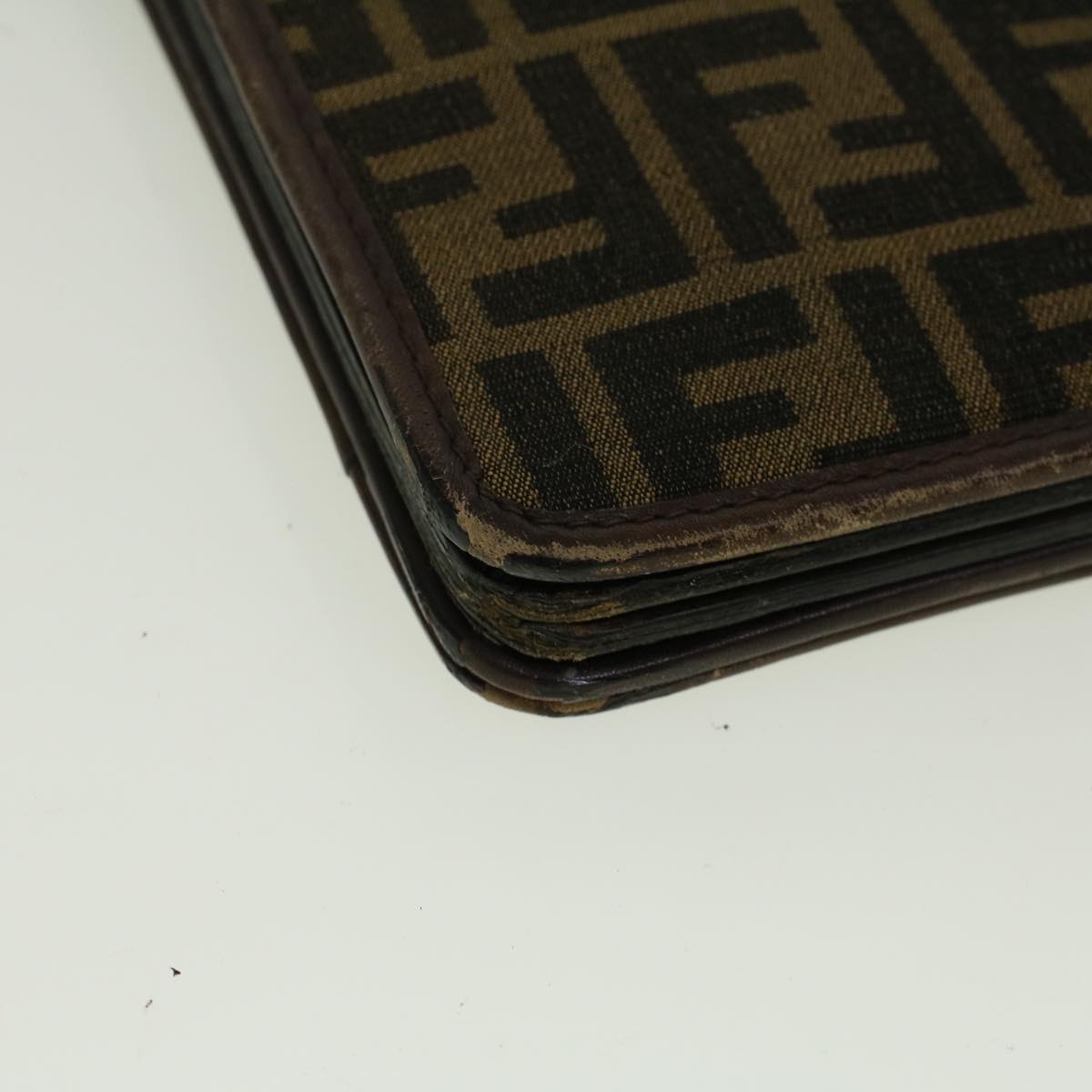 FENDI Zucca Canvas Shoulder Bag Brown57555