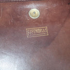 FENDI Zucca Canvas Shoulder Bag Brown57555