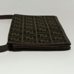 FENDI Zucca Canvas Shoulder Bag Brown57555