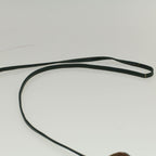 FENDI Zucchino Canvas Shoulder Bag Brown Green57556