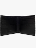 Bottega Veneta Intrecciato Leather Half Wallet Black