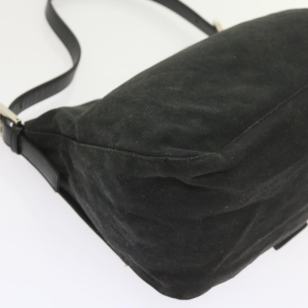 FENDI Mamma Baguette Shoulder Bag Nylon Black57792
