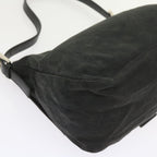 FENDI Mamma Baguette Shoulder Bag Nylon Black57792