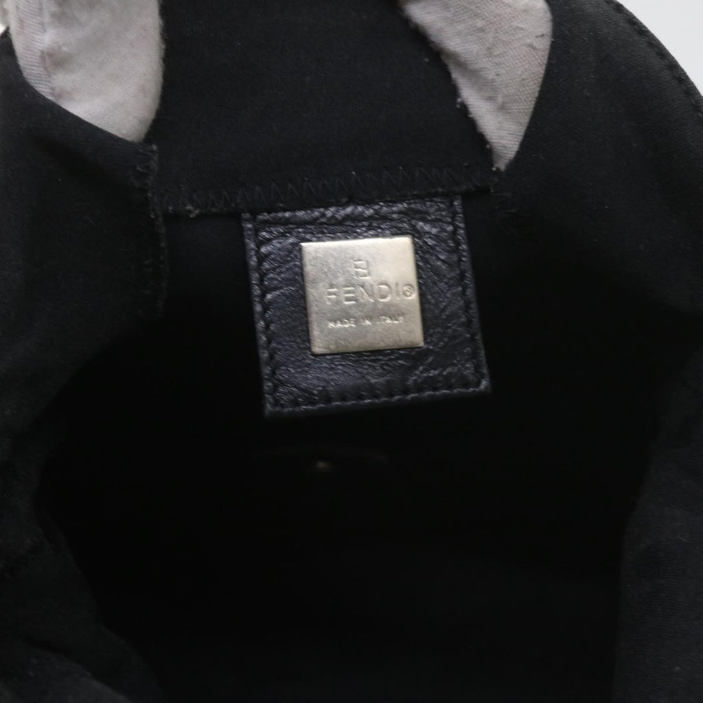 FENDI Mamma Baguette Shoulder Bag Nylon Black57792