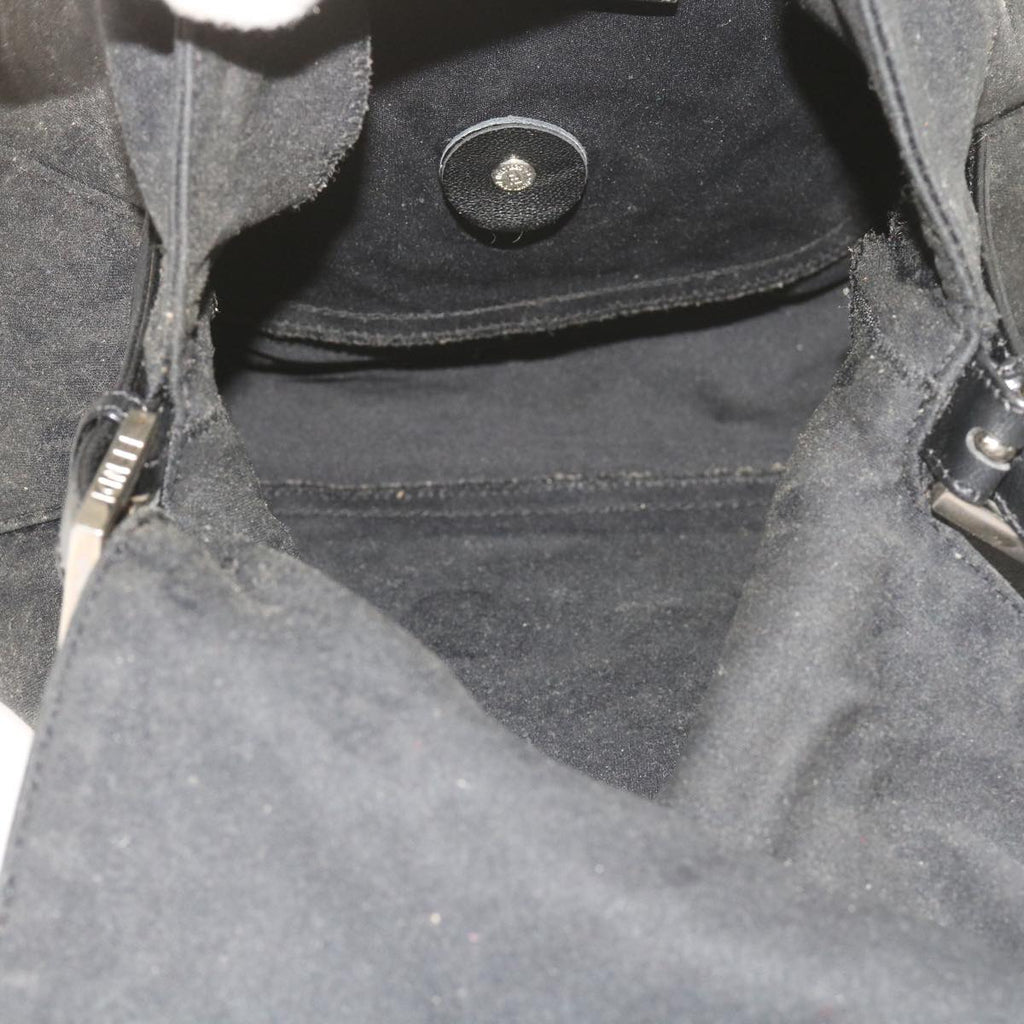 FENDI Mamma Baguette Shoulder Bag Nylon Black57792