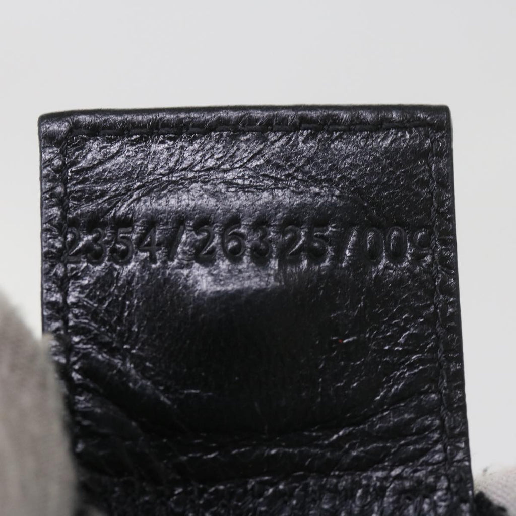 FENDI Mamma Baguette Shoulder Bag Nylon Black57792