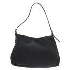 FENDI Mamma Baguette Shoulder Bag Nylon Black57792
