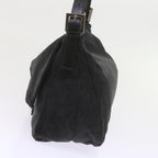 FENDI Mamma Baguette Shoulder Bag Nylon Black57792