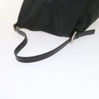 FENDI Mamma Baguette Shoulder Bag Nylon Black57792