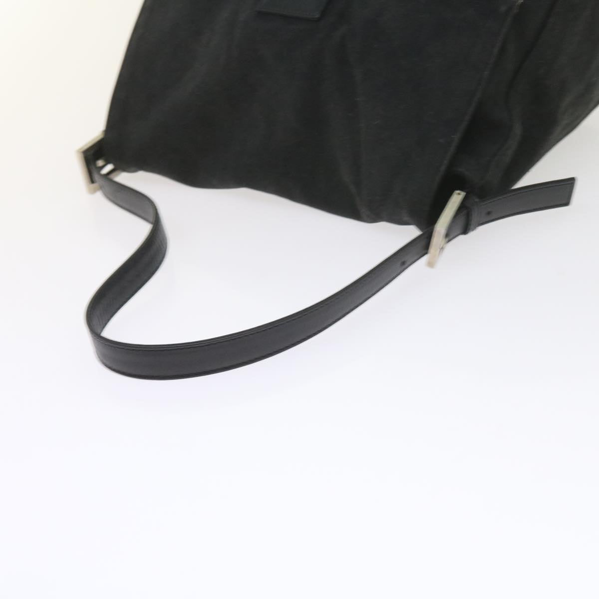 FENDI Mamma Baguette Shoulder Bag Nylon Black57792