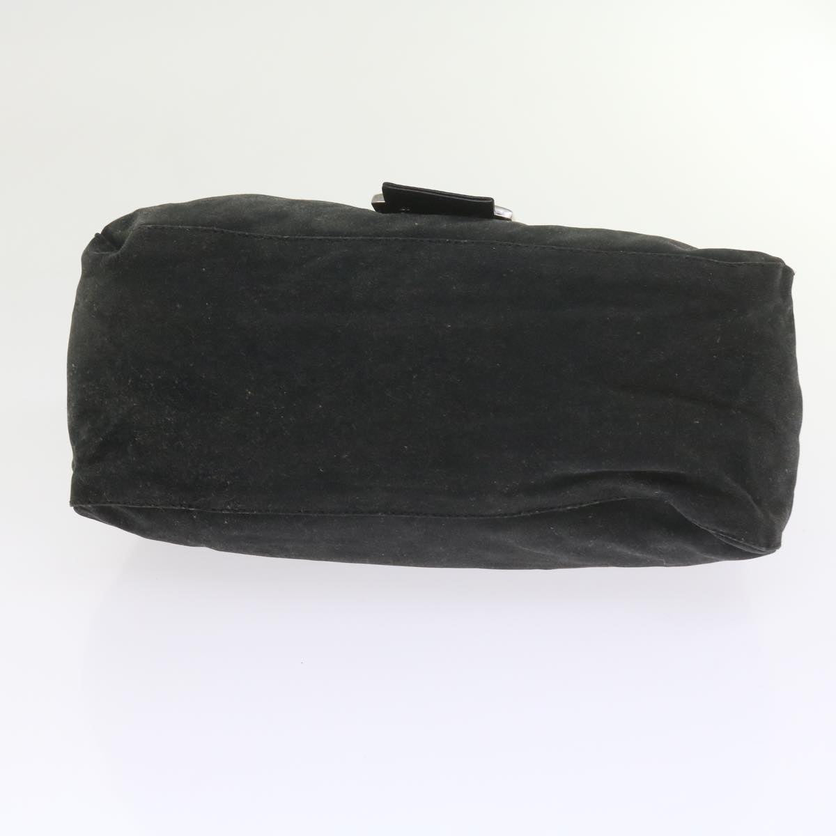 FENDI Mamma Baguette Shoulder Bag Nylon Black57792