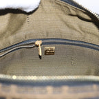 FENDI Zucca Canvas Vanity Cosmetic Pouch Black Brown57793