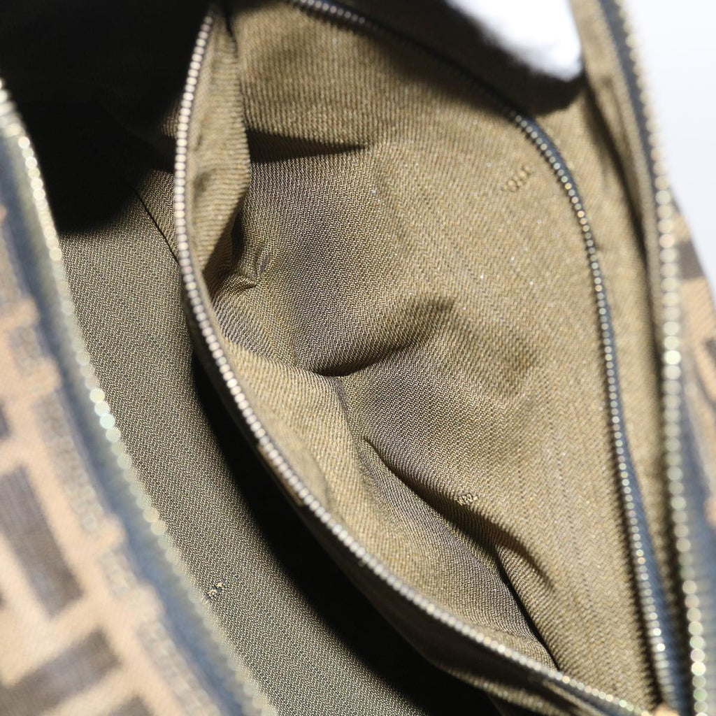 FENDI Zucca Canvas Vanity Cosmetic Pouch Black Brown57793