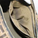 FENDI Zucca Canvas Vanity Cosmetic Pouch Black Brown57793