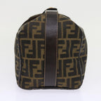 FENDI Zucca Canvas Vanity Cosmetic Pouch Black Brown57793