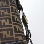 FENDI Zucca Canvas Vanity Cosmetic Pouch Black Brown57793