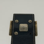 FENDI Zucchino Canvas Mamma Baguette Hand Bag Navy57794