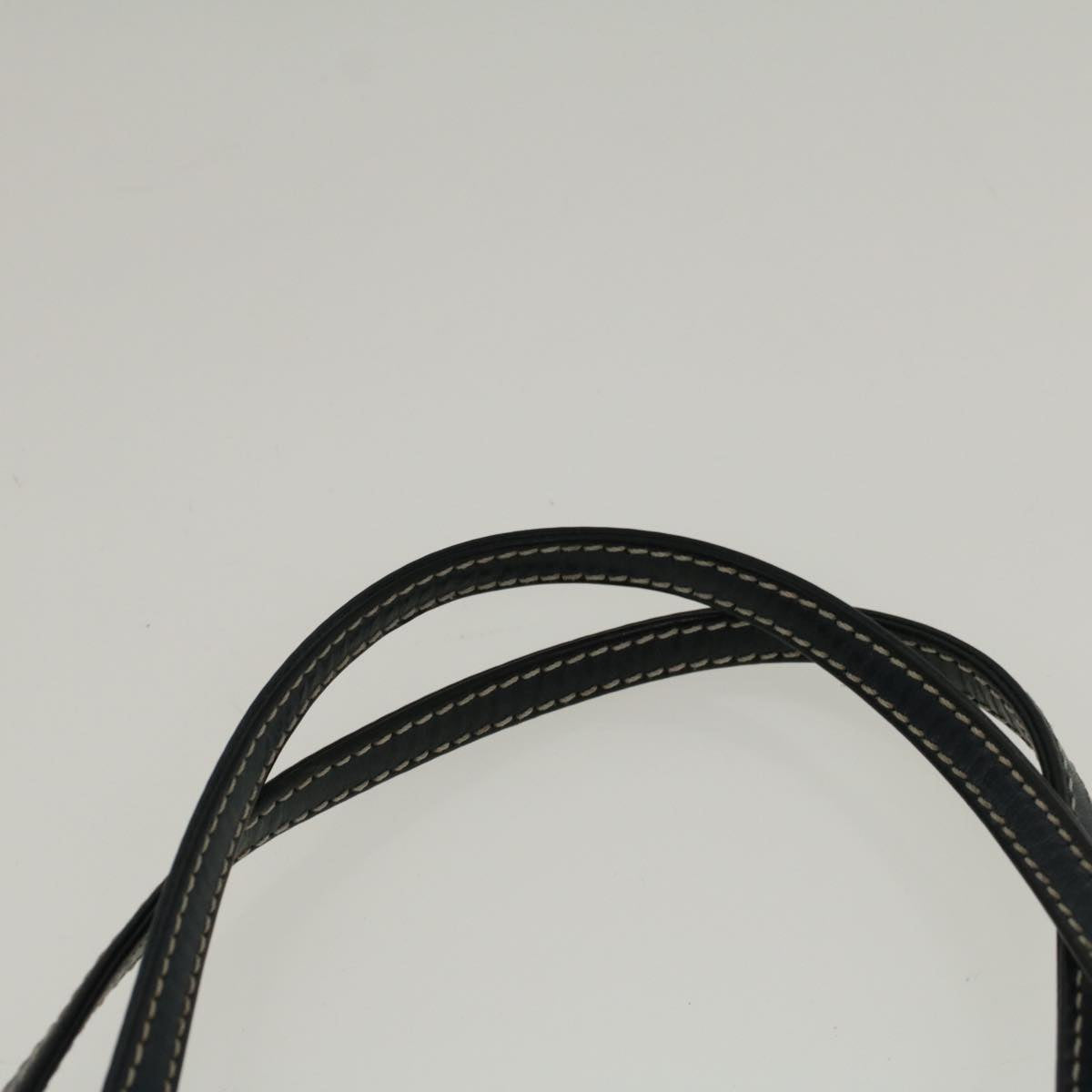 FENDI Zucchino Canvas Mamma Baguette Hand Bag Navy57794