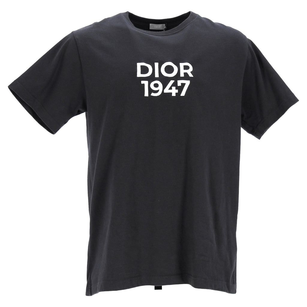 Dior 1947 Printed T-Shirt in Black Cotton