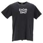 Dior 1947 Printed T-Shirt in Black Cotton
