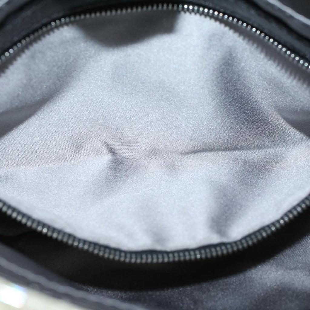 FENDI Mamma Baguette Shoulder Bag Beads Leather White57833