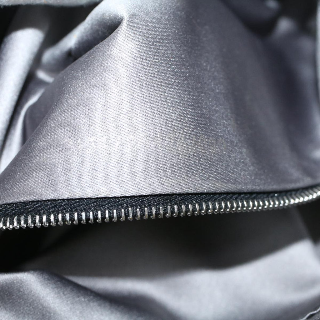 FENDI Mamma Baguette Shoulder Bag Beads Leather White57833