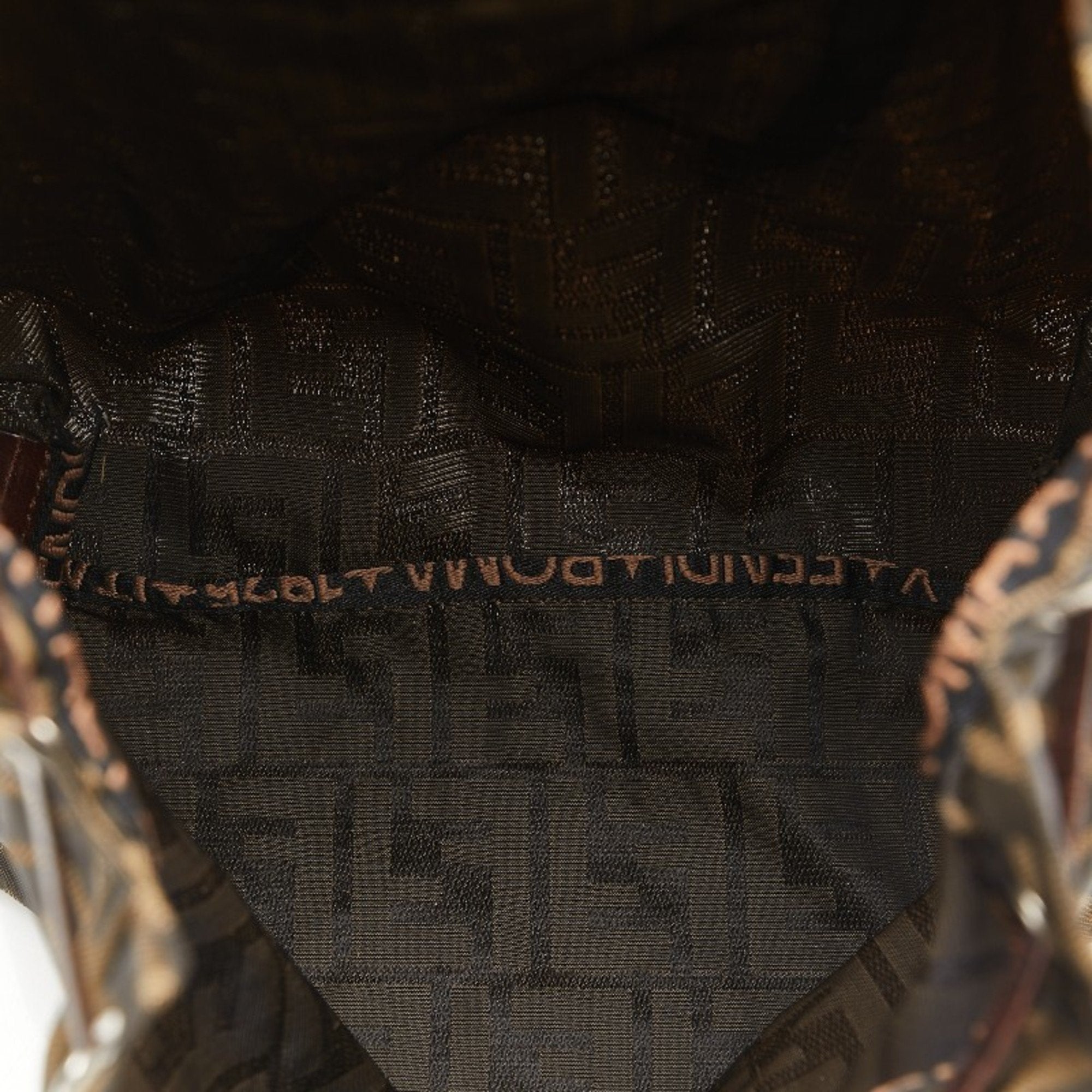Fendi  Canvas Leather Backpack ()